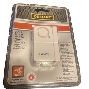 Defiant Home Security  Door or Window Alarm Siren - White